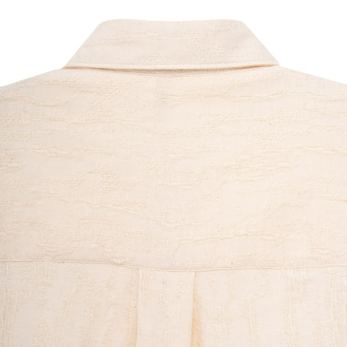 Hello Sunflower Ace Shirt Off White 10 1195 Degli Uberti